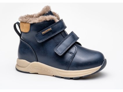 Chlapčenské zimné topánky Protetika RAUL navy
