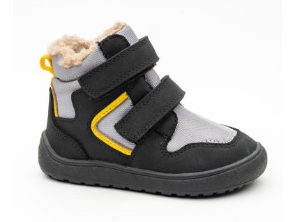 GERO black chlapčenská barefoot zimna obuv Protetika