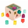 B-Toys Kocka drevená s vkladacími tvarmi Wonder Cube