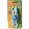 NUBY Lyžička kŕmiaca termo 2 ks, 3 m+