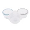 Bo Jungle Sklenené misky s viečkami B-Glass Bowls 280ml White/Grey/Blue