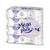 4x BELLA HAPPY BABY Vlhčené utierky sensitive s aloe vera 56 ks, MEGA PACK