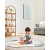 SKIP HOP Deka na hranie s drevenou hrazdičkou Discoverosity Montessori 0m+