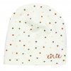 ENIE BABY  Čiapka detská Dots creme 12-16m