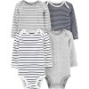 CARTERS CARTER'S Body dlhý rukáv Striped chlapec LBB 4 ks