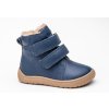 Chlapčenská zimná obuv barefoot s membránou Daryk navy Protetika