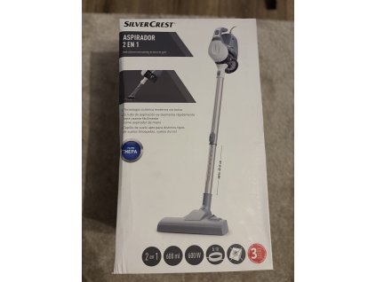 296 silvercrest fuggoleges porszivo 2in1 600w szurke shzk 600 a2