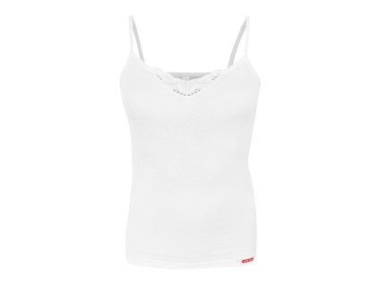 Dressa 363 pamut spagetti pántos női trikó (Méret L, Szín Fehér)