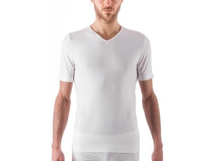 Issimo 251 férfi V nyaks microfibra póló (Méret XXL, Szín Nero (Fekete))