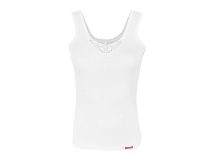 Dressa 362 madeira csipkés női pamut trikó (Méret XXL, Szín Fehér)