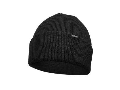 Dressa DRS Beanie kötött sapka - fekete (Méret Egy méretes, Szín Black)