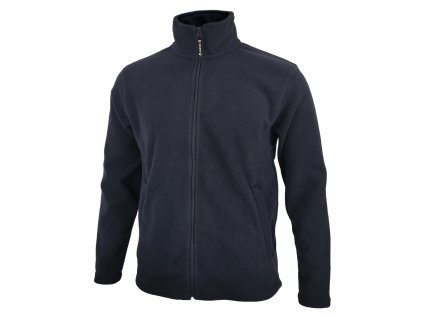 Dressa Basic Thermo cipzáros hosszs ujjs férfi polár pulóver - sötétkék (Méret XXL, Szín Navy)