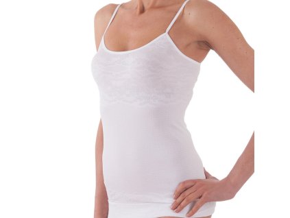 Bellissima 107 Sensitive női seamless spagetti pántos trikó (Méret M/L, Szín Nero (Fekete))