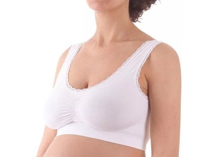 Bellissima Maternity M002 seamless kismama melltartó (Méret L/XL, Szín Bianco (Fehér))