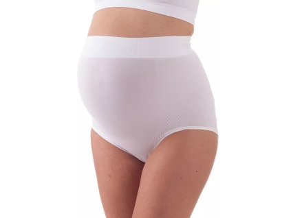 Bellissima Maternity M004 seamless kismama bugyi (Méret M/L, Szín Bianco (Fehér))