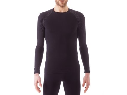 Issimo A018 Actiwear férfi edző póló (Méret L/XL, Szín Nero/Cobalto #000000)