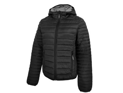 Dressa Sport steppelt férfi könnyű tokba hajtható kapucnis dzseki - fekete (Méret XXL, Szín Black (Fekete))