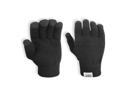 Dressa DRS kötött kapacitív okoskesztyű - fekete (Méret L/XL, Szín Black (Fekete))