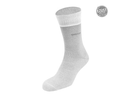 Dressa ezüstszálas gumi nélküli zokni - fehér (Méret 47-49, Szín Fehér)