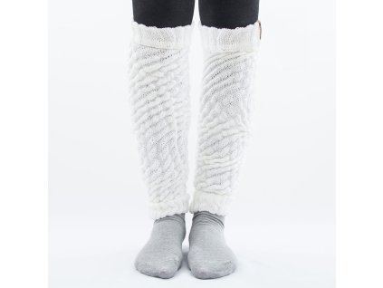 Dressa Aerobic női kötött lábszármelegítő - fehér (Méret Méret nélküli, Szín Fehér)