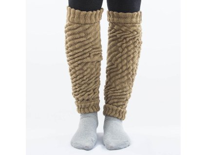 Dressa Aerobic női kötött lábszármelegítő - drapp (Méret Méret nélküli, Szín Drapp)