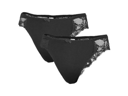 Dressa 142 hosszsszárs pamut boxeralsó - fekete - 2 db (Méret 3XL, Szín Fekete)