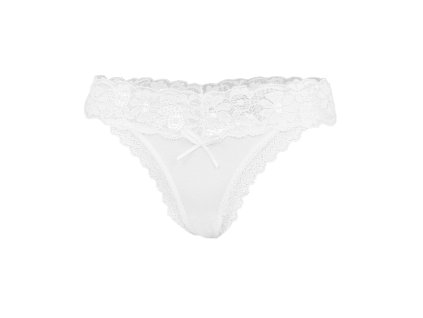 Dressa 315 csipkés tanga - fehér (Méret XL, Szín Fehér)