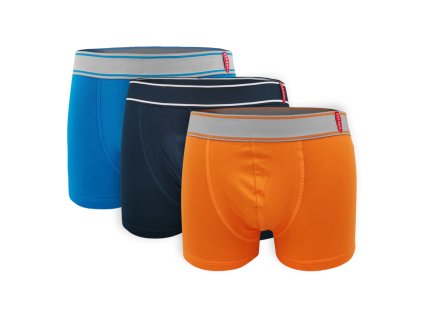 Dressa 134 pamut férfi boxer short csomag - 3db (Méret S, Szín Színszorti)