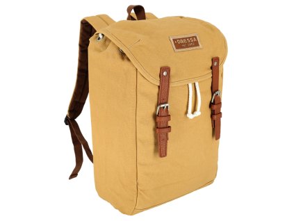 Dressa Vintage laptop vászon hátizsák - karamell (Méret Egy méretes, Szín Caramel)