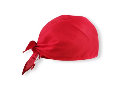 Dressa DRS Bandana fejkendő - piros (Méret 83x62x62 cm, Szín Red)