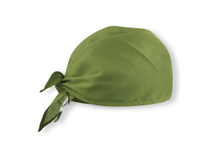 Dressa DRS Bandana fejkendő - olíva (Méret 83x62x62 cm, Szín Olive)