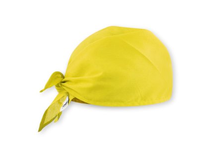 Dressa DRS Bandana fejkendő - sárga (Méret 83x62x62 cm, Szín Yellow)