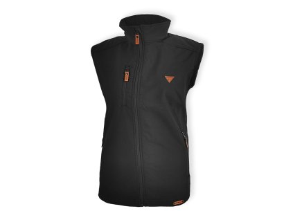 Dressa Softshell vízálló női mellény polár béléssel - fekete (Méret S, Szín Black (Fekete))