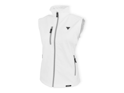 Dressa Softshell vízálló női mellény polár béléssel - fehér (Méret 4XL, Szín White (Fehér))