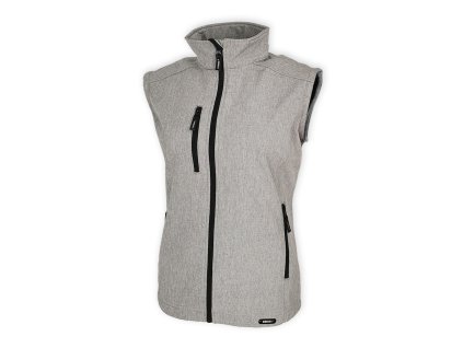 Dressa Softshell vízálló női mellény polár béléssel - szürke (Méret 4XL, Szín Grey Marl (Szürke) #a2999a)