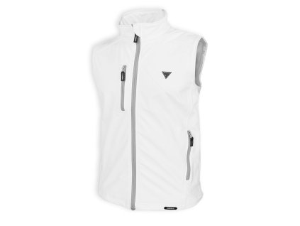 Dressa Softshell vízálló férfi mellény polár béléssel - fehér (Méret 4XL, Szín White (Fehér))