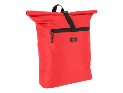 Dressa Rolltop laptoptartós csavart tetejű hátizsák - piros (Méret Egy méretes, Szín Classic Red #a61f3b)
