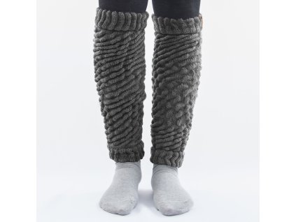 Dressa Aerobic női kötött lábszármelegítő - középszürke (Méret Méret nélküli, Szín Középszürke)