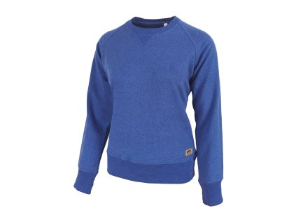 Dressa DRS nagyméretű biopamut raglán ujjs férfi pulóver - óceánkék (Méret 3XL, Szín Ocean Blue Heather #546db8)