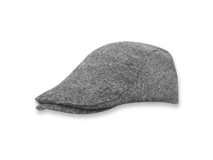 Dressa Casual sportos pamut lapos sapka - világosszürke (Méret Egy méretes, Szín Light Grey/Black #9F9B9B)