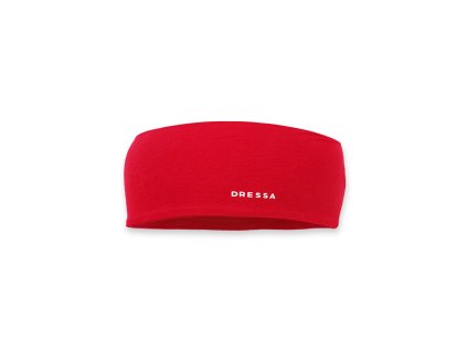 Dressa biopamut fülmelegítő fejpánt - piros (Méret Egy méretes, Szín Red (Piros))
