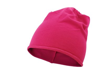 Dressa DRS pamut elasztikus Beanie sapka - rózsaszín (Méret Egy méretes, Szín Fuchsia (Rózsaszín))