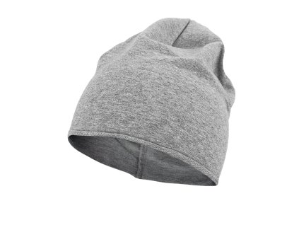 Dressa DRS pamut elasztikus Beanie sapka - melírszürke (Méret Egy méretes, Szín Heather Grey)