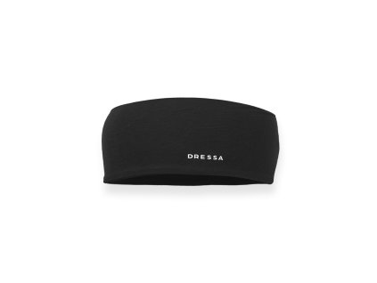 Dressa biopamut fülmelegítő fejpánt - fekete (Méret Egy méretes, Szín Black (Fekete))
