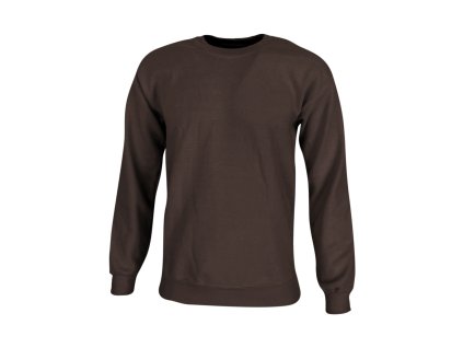 Dressa Forest környaks pamut pulóver - sötétzöld (Méret XXL, Szín Forest Green)