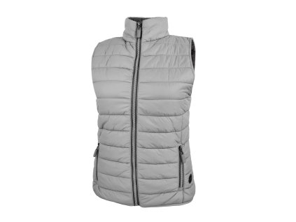 Dressa Sport könnyű steppelt cipzáros női mellény - szürke (Méret XXL, Szín Metal Grey (Metálszürke) #b1b4bd)