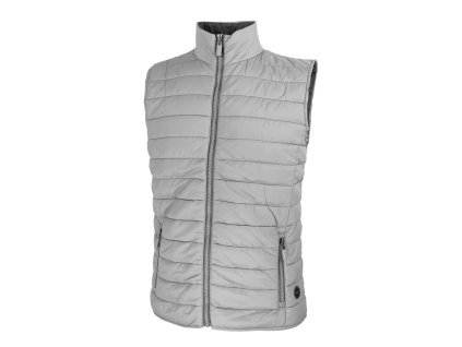 Dressa Sport könnyű steppelt cipzáros férfi mellény - szürke (Méret XXL, Szín Metal Grey (Metálszürke) #b1b4bd)