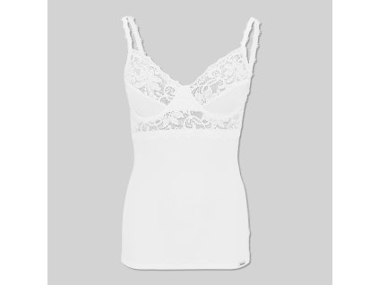 Dressa Everyday csipkés melltartós trikó - fehér (Méret XXL, Szín Fehér)