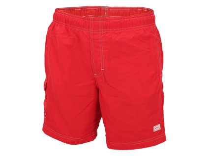 Dressa Beach nagyméretű férfi fürdőshort - piros (Méret 3XL, Szín Red)