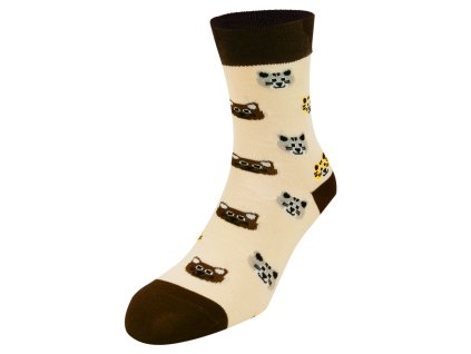 Dressa pamut cicás zokni - bézs (Méret 36-40, Szín Beige (Bézs))